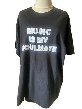 New custom honorable citizens Black Graphic T-Shirt - Music Is My Soulmate
